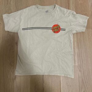 Santa Cruz Kids Short Sleeve Tee - Cream